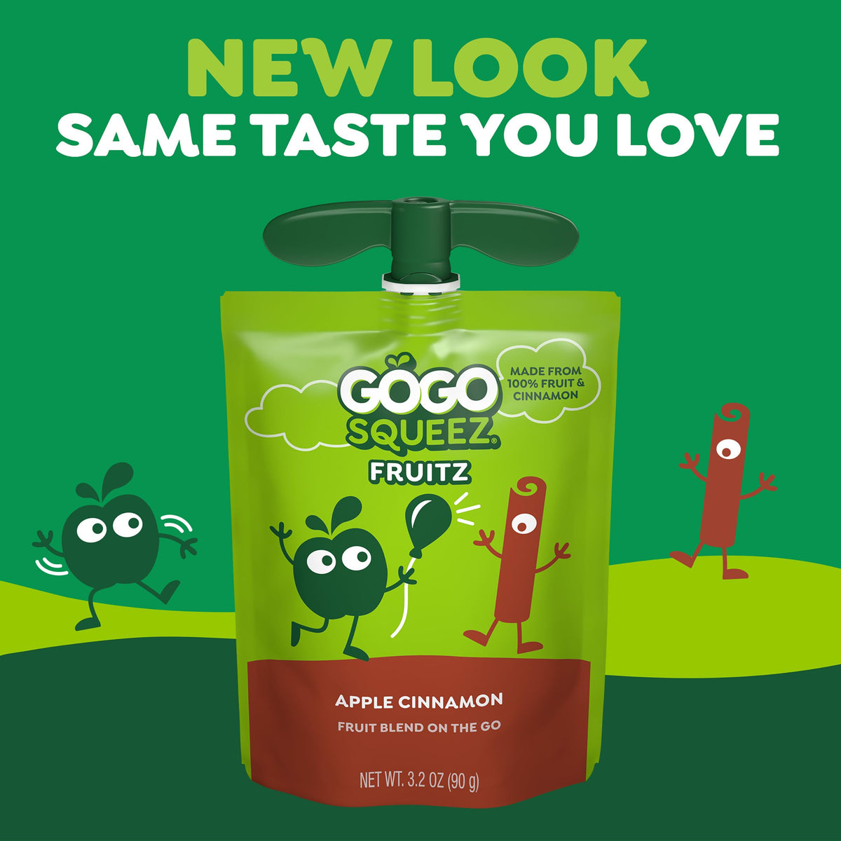 GoGo SqueeZ built-in straw feature for quick, spoon-free enjoyment