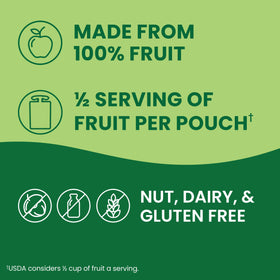 GoGo squeeZ pouch in lunchbox for mess-free snacking