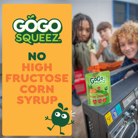 GoGo squeeZ pantry-safe packaging with BPA-free cap for convenience