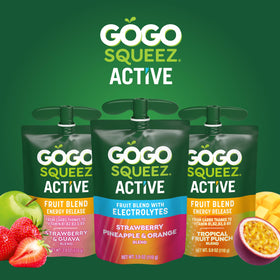 GoGo squeeZ Active Energy Release convenient squeeze-action snack