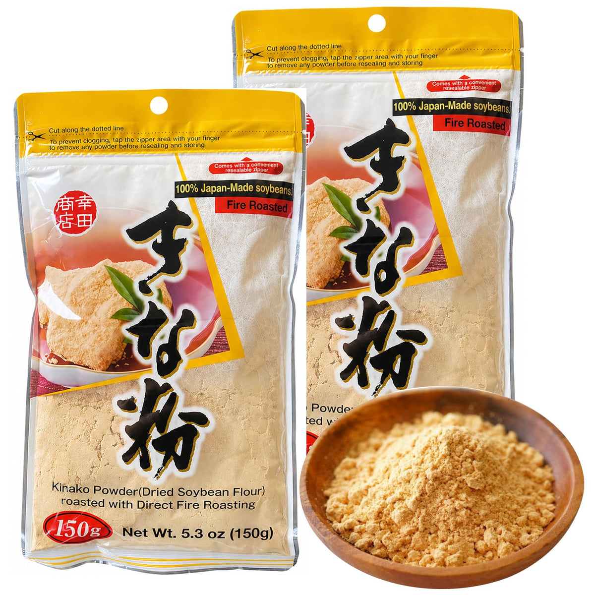 GOHAN JAPAN Kinako powder direct-fire roast shows rich aroma for toppings