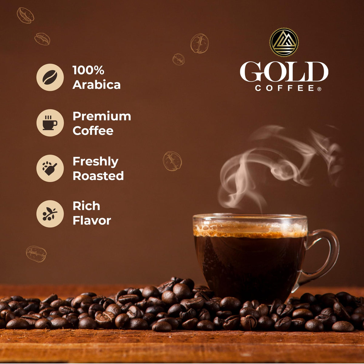 Gold Coffee Kanaloa farm-to-roast process highlights Arabica sourcing.