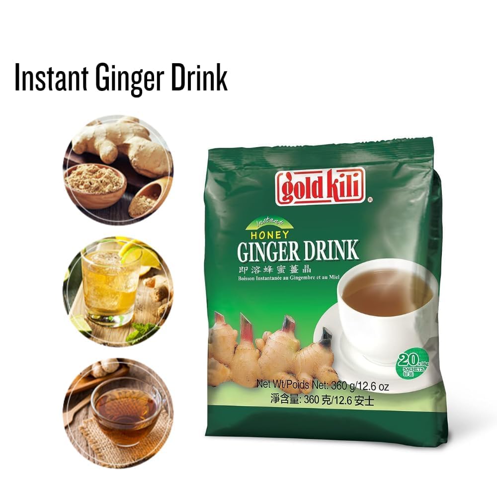 Gold Kili pouring ginger drink into hot water