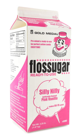 Gold Medal cotton candy Strawberry pack delivers bright color in every cone