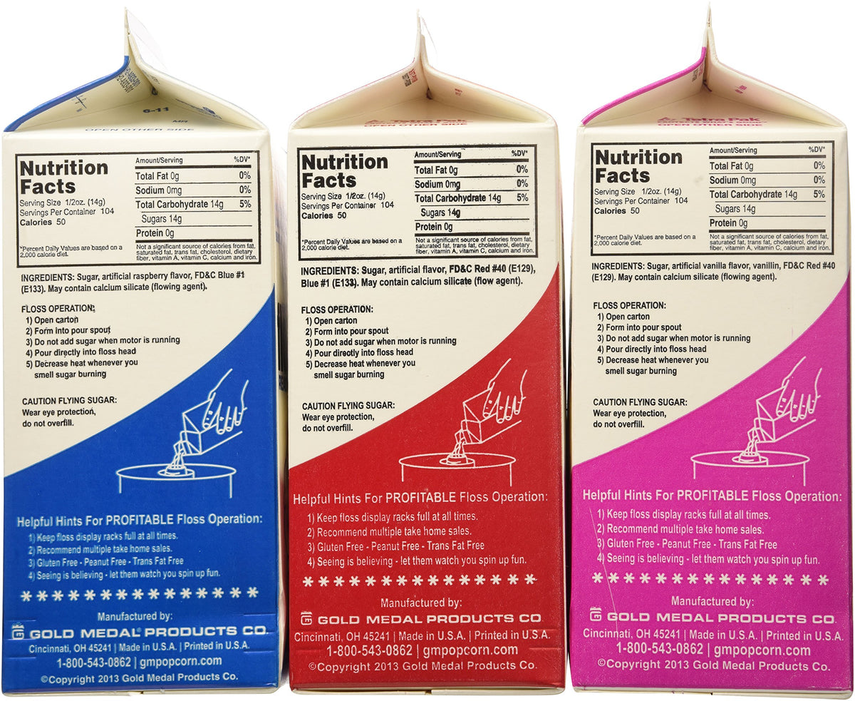 Gold Medal Cotton Candy Sugar Pink Vanilla Cherry delivers bright hues and ready-to-use convenience.