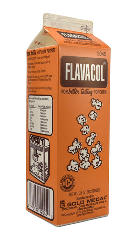 Gold Medal Flavacol popcorn salt 2-pack jar side highlighting convenient seasoning.