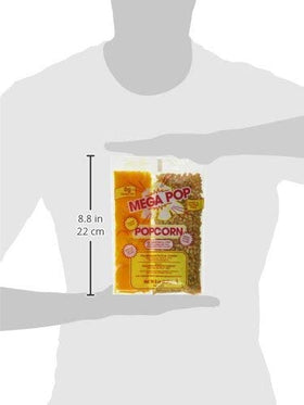 Gold Medal Popcorn Kit 8oz cup measures ensure precise portions