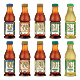 Gold Peak Extra Sweet Tea bottle for on-the-go refreshment and bold flavor.
