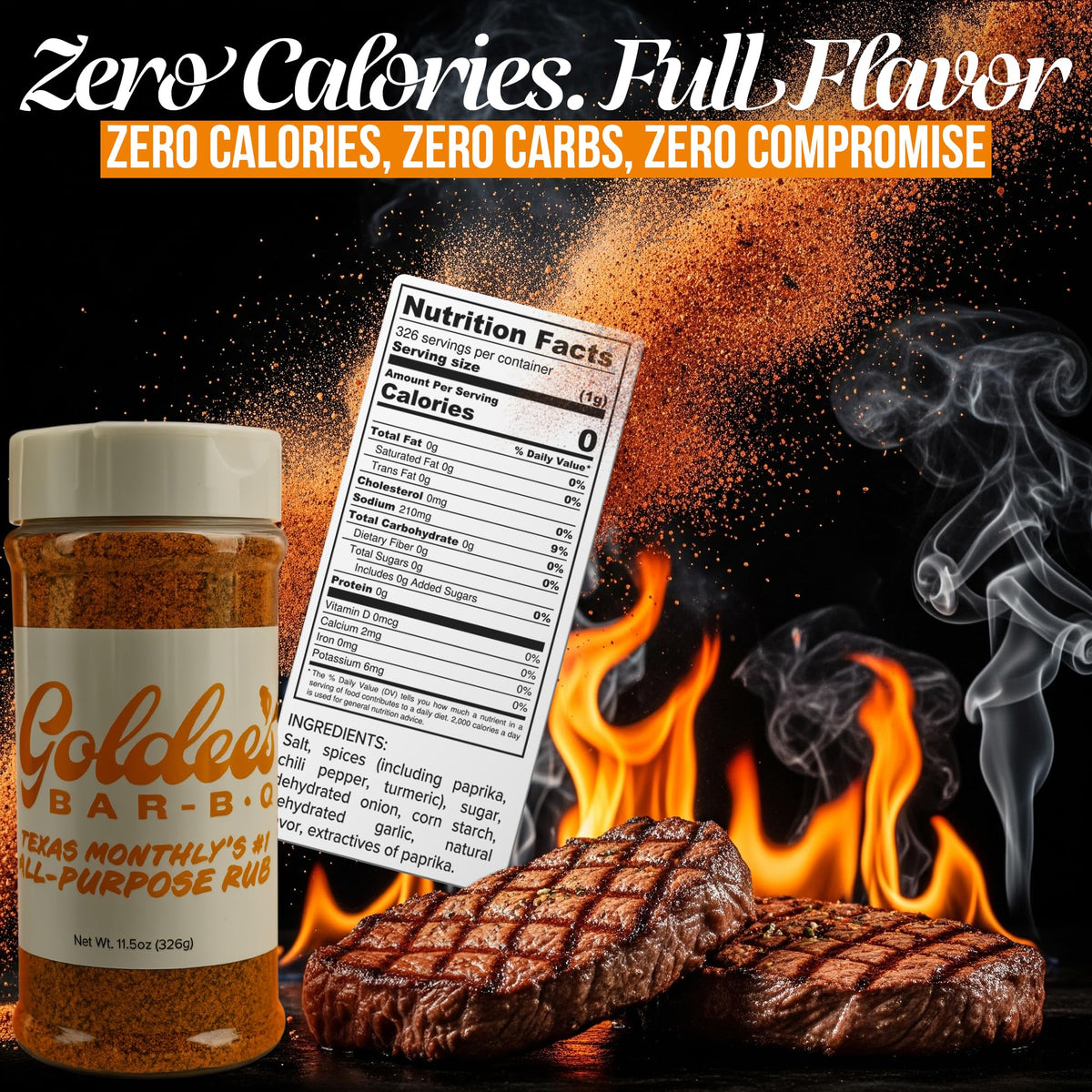 Goldee's Bar-B-Q All-Purpose Seasoning Rub seafood pairing adds depth to shrimp, fish, and shellfish.