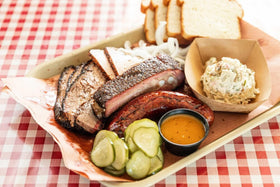 Goldee's Bar-B-Q Sauce dinner-ready serving for entertaining guests