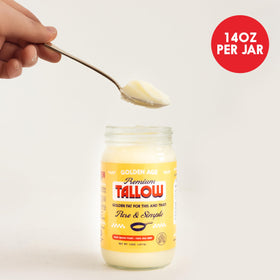 Golden Age Premium Tallow no additives ensures clean, simple ingredients.