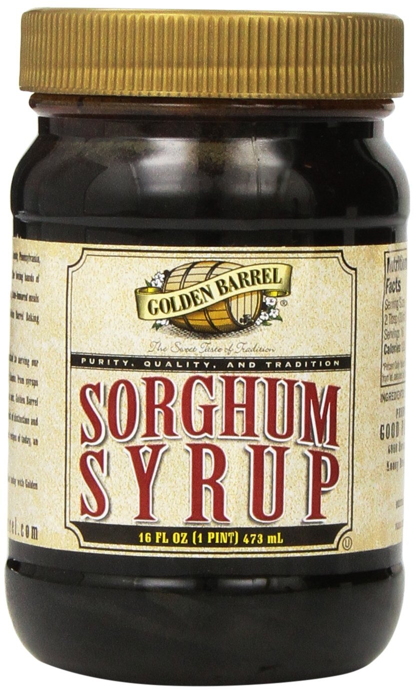 Golden Barrel Sorghum Syrup used as a maple substitute in recipes.