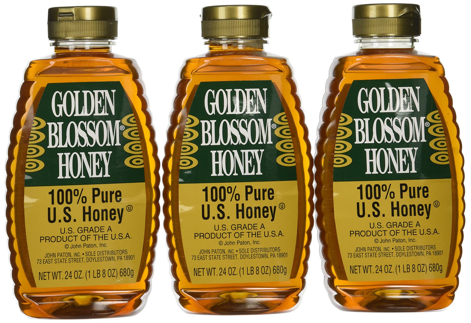 Golden Blossom Honey 24 oz pour for smooth, versatile everyday use
