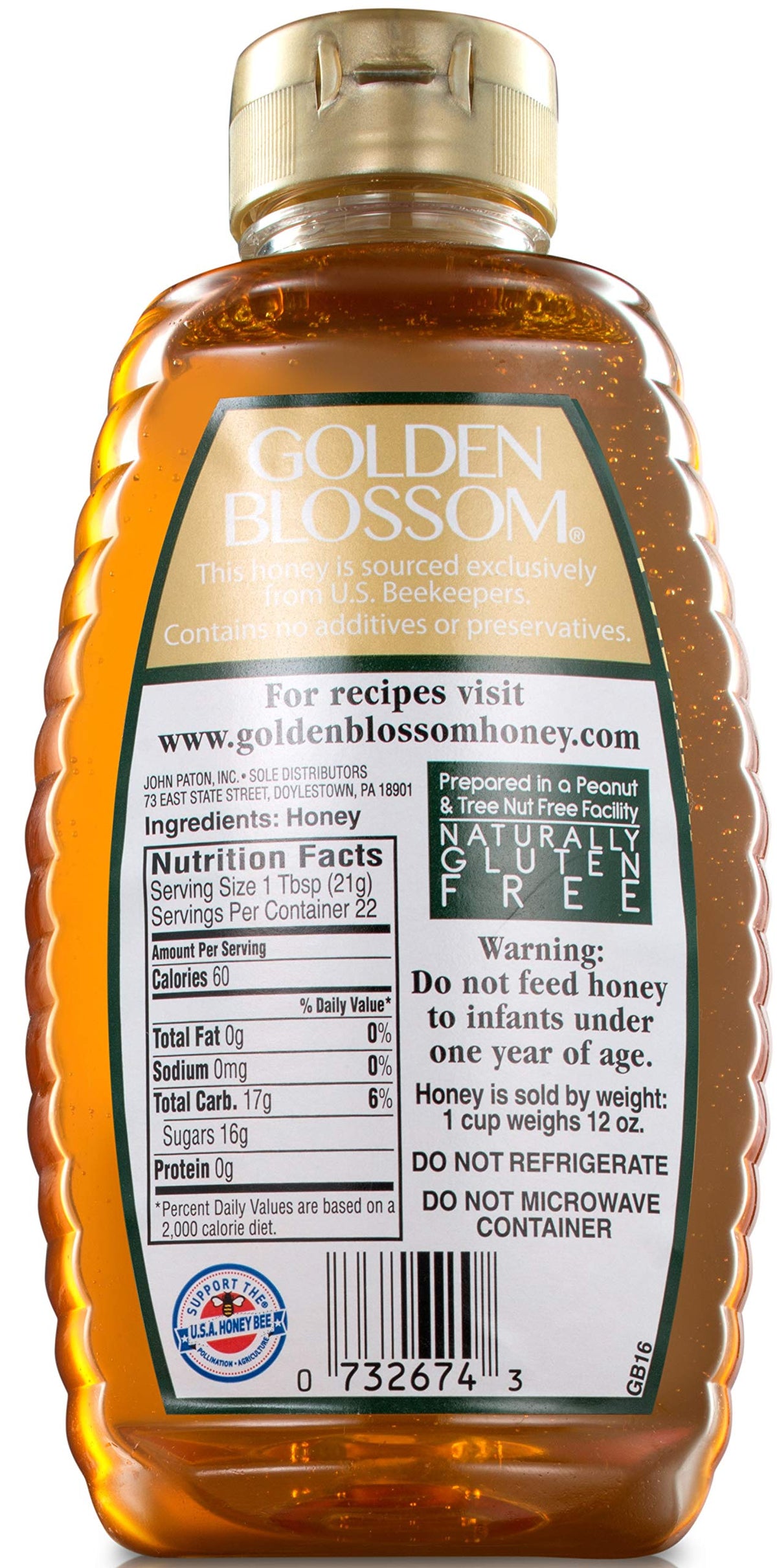 Golden Blossom honey pour, smooth drizzle ideal for tea or yogurt.