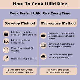 Golden Crown cooked wild rice shows fluffy, nutty aroma.