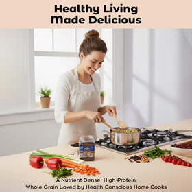 Golden Crown wild rice paired with salads for protein-rich meals.