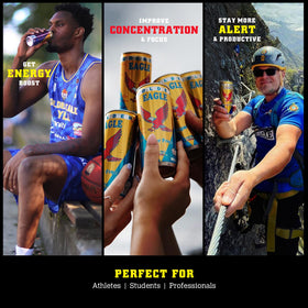 Golden Eagle can being opened to reveal refreshing aroma.