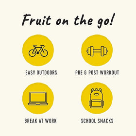 Golden Farms Mango Pouches outdoors, ideal for hiking or biking.
