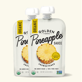 Golden Farms Pineapple Pouch portion-ready snack for travel
