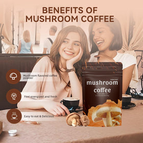 Golden Field Mushroom Coffee with Turkey Tail in a balanced, everyday ritual