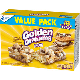 Golden Grahams S'mores bar with chocolate chips, delivering chocolatey notes.