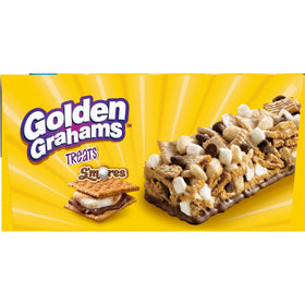 Golden Grahams S'mores bar on the go, convenient portable snack.