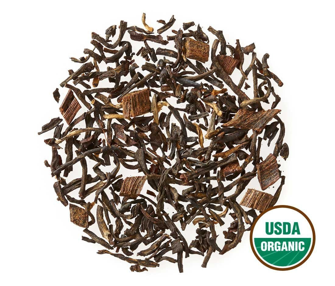 Golden Moon Tea aging for 30 days creates a deeply infused vanilla cup.