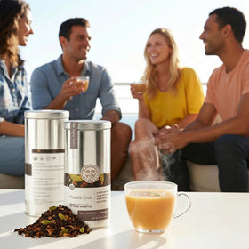 Golden Moon Tea non GMO blend relies on natural ingredients for pure flavor.