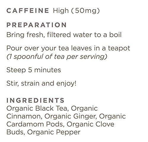 Golden Moon Tea Masala Chai can be enjoyed hot or iced.
