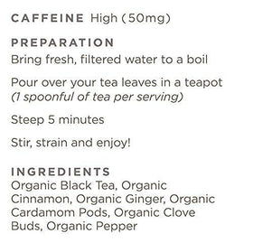 Golden Moon Tea Masala Chai can be enjoyed hot or iced.