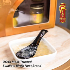 Golden Nest batch-cleaning process image showing meticulous hand-cleaning method.