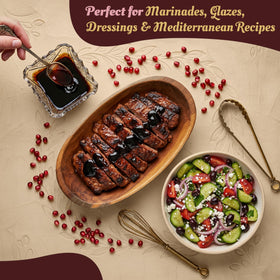 Golden Pomegranate Molasses salad-topping: elevates greens with natural pomegranate tang.