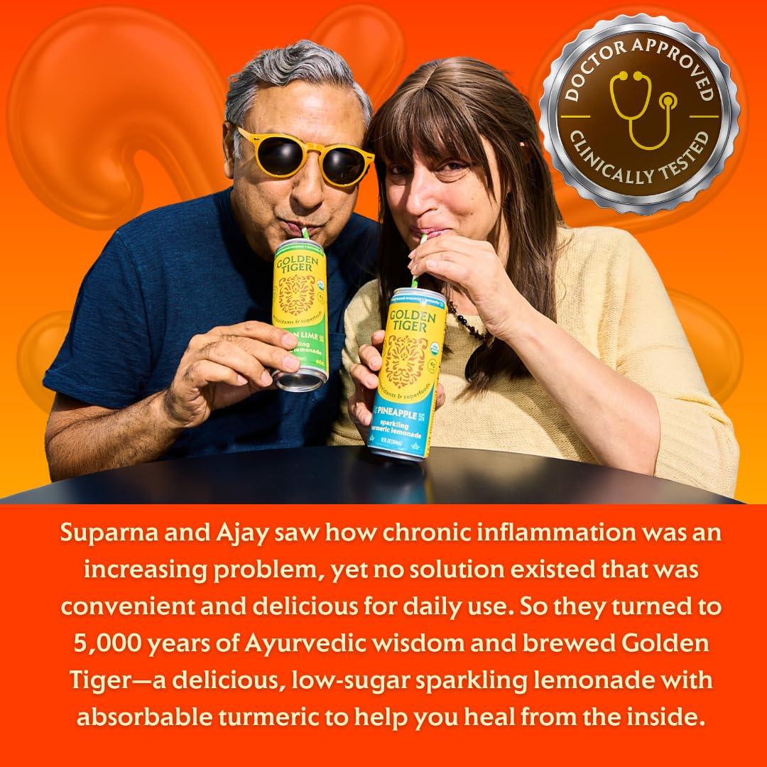 Glass with mango-tinted drink shows tropical flavor and zero artificial additives
