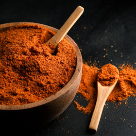 Golden Tower Sazon with Saffron spice-mix-bowl invites rich, savory flavors.