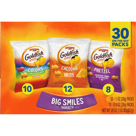 Goldfish Cheddar close-up highlighting baked cheddar flavor.