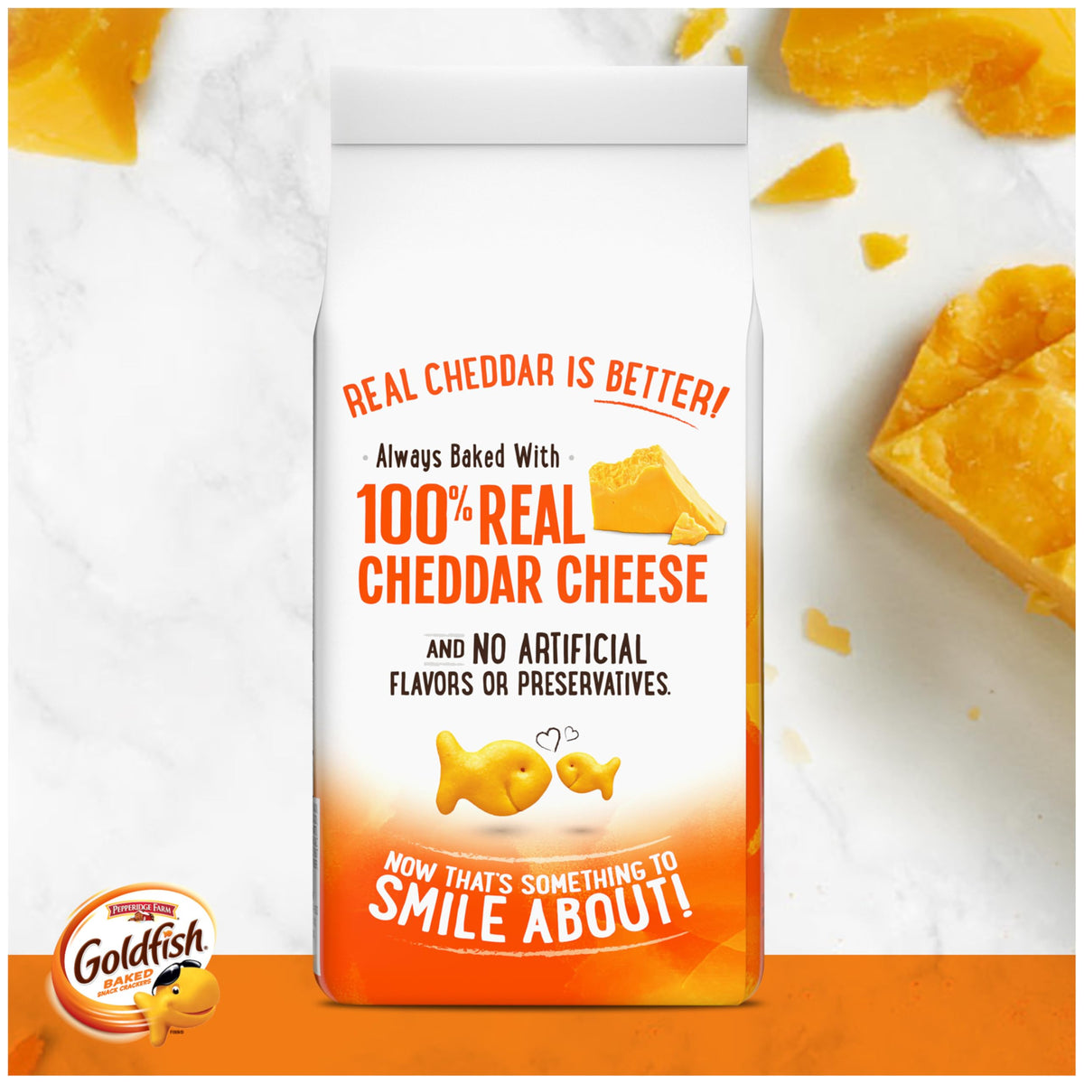 Goldfish Cheddar crackers party platter idea for casual gatherings.
