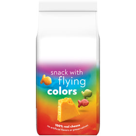 Goldfish Colors Cheddar Crackers colorful snack ready for lunchboxes and picnics
