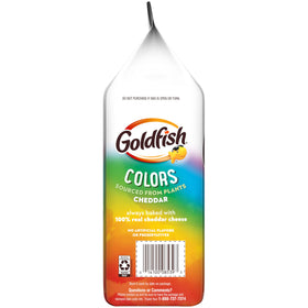 Goldfish Colors Cheddar Crackers serving suggestion, perfect for movie nights