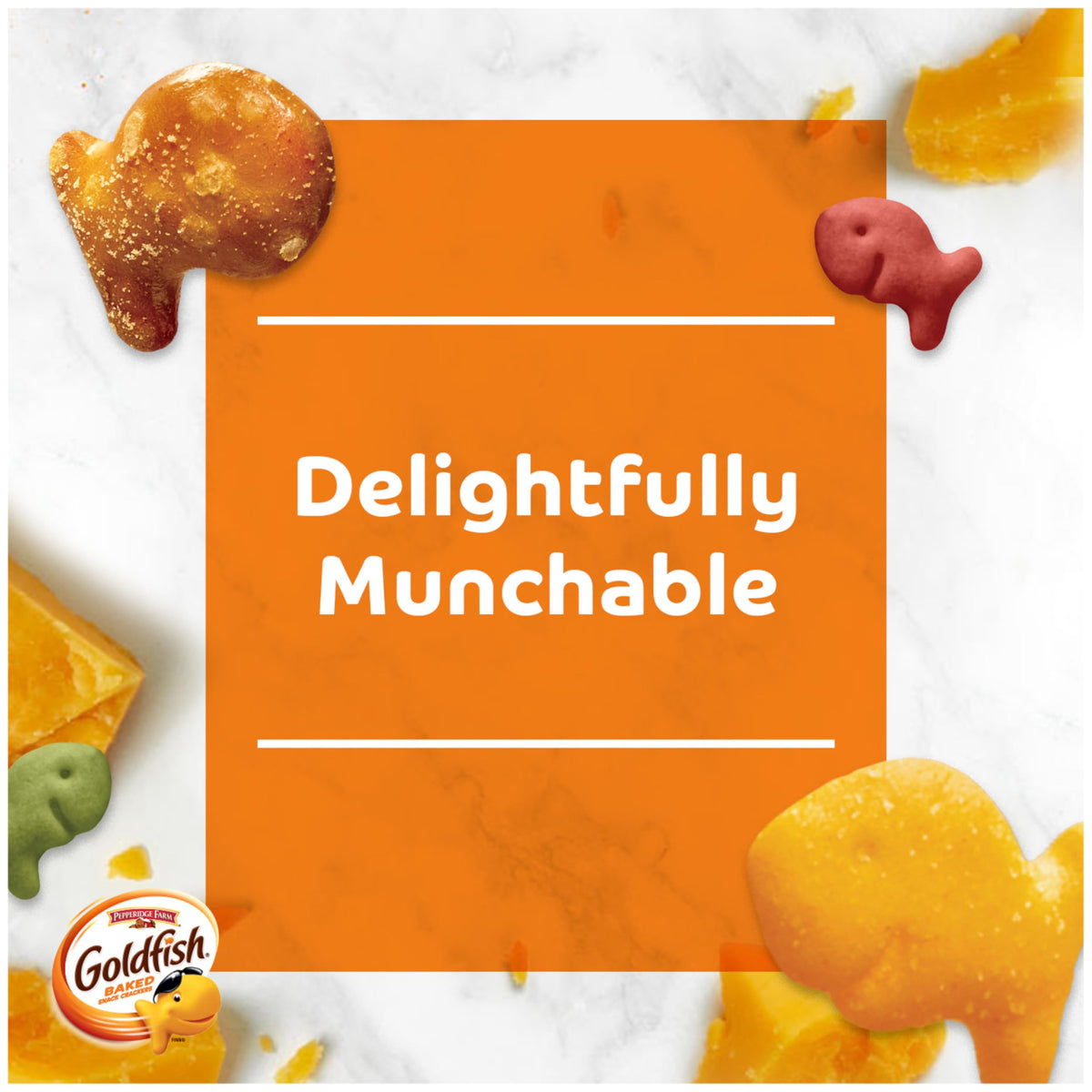 Goldfish Pretzel snack pack offering a crisp, savory crunch.