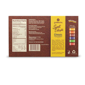 Goldilocks Polvoron crumbly bite, perfect for a quick indulgence.