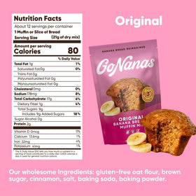 GoNanas Salted Caramel bag - vegan, easy bake for cozy family treats.