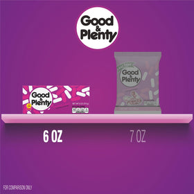 GOOD & PLENTY gift bag with candy, ideal for party favors.
