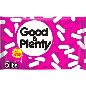 Good & Plenty licorice candy bulk bag ready for movie marathons and sharing moments.