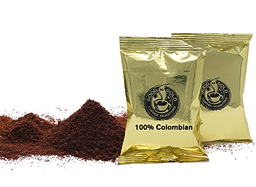 Good As Gold coffee pouches packaging, convenient pre-measured packets for quick home brewing.