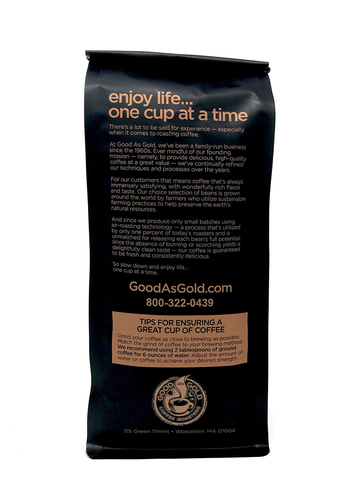 Vanilla aroma rising from Good As Gold for a cozy morning.