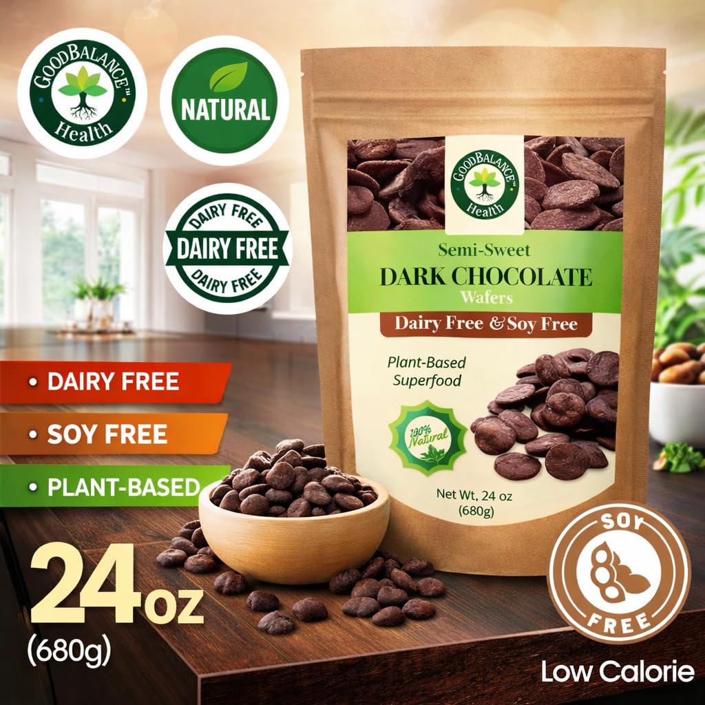 Good Balance Dark Chocolate Wafers dipping-fruits for dairy-free treats