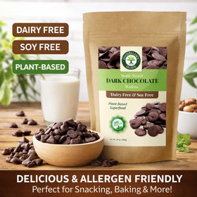 Good Balance Dark Chocolate Wafers drizzle-over-drinks for a silky finish