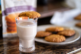 Good Dee's fresh cookies warm on a plate showcase the result.