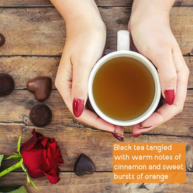 Good Earth Tea Co. Lemongrass peppermint ginger blend, refreshing and bright