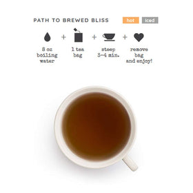 Good Earth Tea Co. Sweet & Spicy Chai steeping 3 minutes for rich aroma